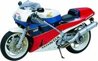 TAMIYA 300014057 - 1:12 Honda VFR 750R 1987 Motorrad, Silber, Mittel