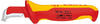Knipex Abmantelungsmesser mit Gleitschuh isolierender Mehrkomponenten-Griff,