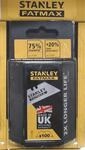 Stanley FatMax Trapezklingen (0,65 mm Klingenst&auml;rke, 100 St&uuml;ck im Spender,