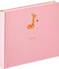 walther design Fotoalbum rosa zur Taufe mit Prägung, Baby Animal MT-148-R