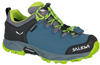 Salewa JR Mountain Trainer Waterproof Trekking & hiking shoes, Dark Denim/Cactus, 13