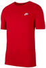Nike Herren T-Shirt M NSW Club Tee, University Red/(White), 2XL, AR4997