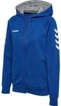 hummel Damen go Cotton Zip Hoodie Kapuzenpullover, True Blue, XS EU