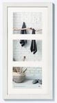 walther design Bilderrahmen polarweiss 3x 13x18 cm Galerie mit Passepartout, Home