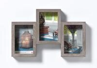 walther design Bilderrahmen grau 3X 10x15 cm Galerierahmen Rustic SN315D