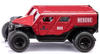 siku 2307, GHE-O Rescue Rettungswagen, 1:50, Metall/Kunststoff, Rot, Viele