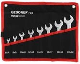 GEDORE red Doppelmaulschl&uuml;ssel Satz, Set 8-tlg, SW 6-22 mm, metrisch, kurz,