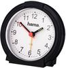 Hama analoger Wecker ohne Ticken (batteriebetriebene Uhr mit Alarmfunktion, mit