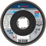 Bosch 1x PRO Metal X571 F&auml;cherschleifscheibe, abgewinkelte Ausf&uuml;hrung f&uuml;r...