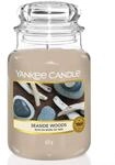 Yankee Candle Duftkerze im Glas (gro&szlig;) | Seaside Woods | Brenndauer bis zu 150