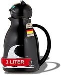 Helios Thermoskanne Thermo-Cat Schwarz 1L &ndash; 6h hei&szlig; - H&auml;lt Getr&auml;nke warm & kalt