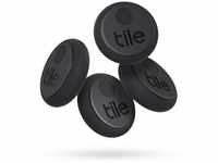 Tile Sticker (2020) Bluetooth Schlüsselfinder, 4er Pack, 45m Reichweite, bis 2...