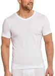 Schiesser Herren Long Life Katoen Shirt 1/2 Unterhemd, Wei&Atilde;&fnof;&Yuml; (Weiss 100), 7...