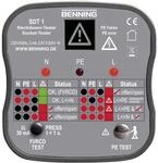 Benning SDT 1. Steckdosentester (Pr&uuml;fung von Schutzkontaktsteckdosen, Pr&uuml;fart