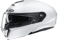 Motorradhelm HJC i90 Weiss Perle/PEARL WHITE, Weiss, XS