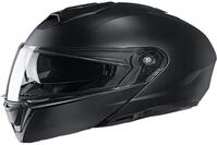 HJC Helmets Motorradhelm HJC i90 SEMI MAT Schwarz/SEMI FLAT BLACK, Schwarz, XS