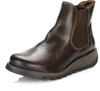 FLY London Damen Salv Chelsea Boots, Braun Dark Brown 001, 36 EU