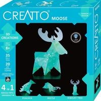 Thames & Kosmos 3478 CREATTO Elch 3D-Leuchtfiguren entwerfen, 3D-Puzzle f&uuml;r Elch,