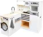 small foot Kinderk&uuml;che modular XL aus Holz, multifunktionelle Spielk&uuml;che mit