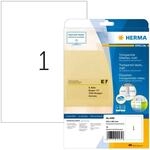 HERMA 4585 Wetterfeste Folienetiketten transparent, 10 Blatt, 210 x 297 mm, 1 pro A4