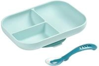 B&eacute;aba 913455 Baby Teller mit Saugnapf, blau