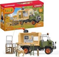 Schleich WILD Life | Gro&szlig;er Truck Tierrettung 42475 | 45 Teile | detailgetreues