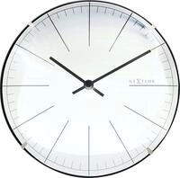 NeXtime kleine Designer Wanduhr, filigran, unauf&auml;llig und elegant, gew&ouml;lbte