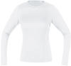 GORE WEAR Damen D Bl Shirt Langarm, Weiß, 42 EU