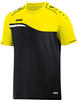 JAKO Damen T-shirt Competition 2.0, schwarz/neongelb, 44, 6118