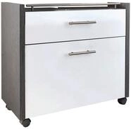 Schildmeyer Waschbeckenunterschrank 133074 Trient, 67 x 35 x 60,5 cm, wei&szlig; glanz /