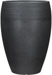 Scheurich Lineo High, Hochgef&auml;&szlig; aus Kunststoff, Schwarz-Granit, 39,2 cm