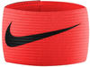 Nike Fussball Arm Band 2.0 Kapitänsbinde, Orange (Total Crimson/Black), One...