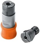 FEIN Gewindebohr-Adapter mit 2 Spannzangen zum Schneiden von Gewindegr&ouml;&szlig;en M4 / M5