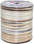 PR&Auml;SENT C.E. Pattberg Raffia-Multicolour Bastband braun-wei&szlig;-Creme, 50 m