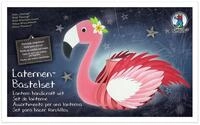 Ursus 18720008 - Laternen Bastelset, Flamingo, Set zum Basteln einer Laterne, f&uuml;r