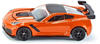 siku 1534, Chevrolet Corvette ZR1, Orange/Schwarz, Öffenbare Motorhaube,