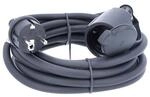 as - Schwabe Gummi-Verl&auml;ngerungsleitung &ndash; 5 m Kabel mit Schutzkontaktstecker,