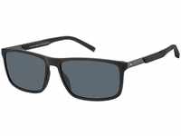 Tommy Hilfiger Unisex Th 1675/s Sunglasses, 003/IR MATT Black, 59
