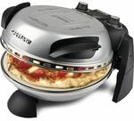 G3 Ferrari elektrischer Pizzaofen Delizia G1000606 silber, bis 400 Grad mit