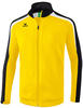 ERIMA Kinder Jacke Liga 2.0 Trainingsjacke mit Kapuze, gelb/schwarz/weiß, 128,