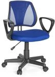 hjh OFFICE 725101 Kinder- und Jugenddrehstuhl KIDDY CD Netzstoff Dunkelblau