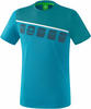 Erima Herren 5-C T-Shirt, oriental blue/colonial blue/weiß, XXL