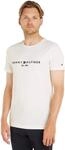Tommy Hilfiger Herren T-Shirt Kurzarm Core Tommy Logo Rundhalsausschnitt