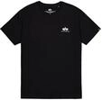 Alpha Industries Basic T Small Logo T-Shirt f&uuml;r Herren Black