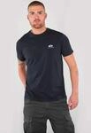 Alpha Industries Basic T Small Logo T-Shirt f&uuml;r Herren Rep.Blue