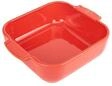 Peugeot rechteckige Auflaufform Appolia 21 cm aus Keramik, Rot I -20 bis 250&deg;C