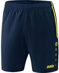 JAKO Kinder Shorts Competition 2.0, Marine/Neongelb, 152