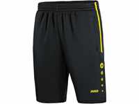 JAKO Kinder Trainingsshort Active, schwarz/neongelb, 152, 8595