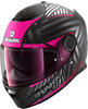 SHARK Motorradhelm SPARTAN 1.2 KOBRAK Mat KVV, Schwarz/Rosa, M