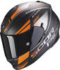 Scorpion Herren NC Motorrad Helm, Schwarz/Orange/Grau, XL